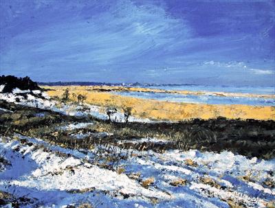 January light - the original by Steen Lersten Petterson, Painting, Oil on canvas